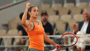 Caroline Garcia bei den diesjährigen French Open im Erstrunden-Duell gegen Eva Lys