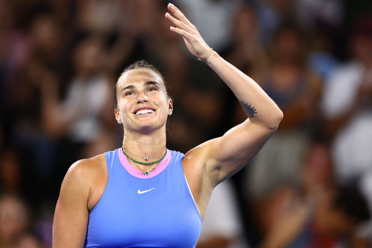 Aryna Sabalenka triumphierte in Brisbane