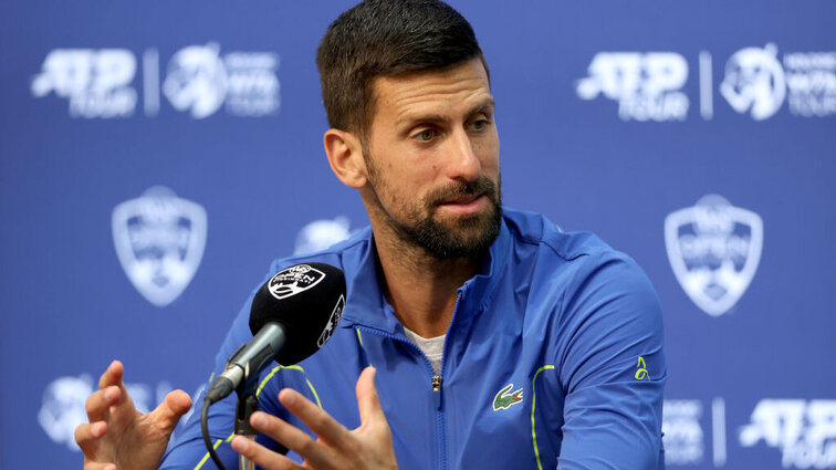 Novak Djokovic verabshciedete sich schnell aus der Doppelkonkurrenz in Cincinnati.