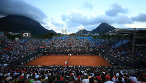 Der Center Court in Rio de Janeiro