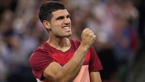 Carlos Alcaraz fehlen in Indian Wells noch zwei Siege zum dritten Titel in Folge