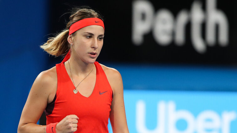 Belinda Bencic machte in ihrem ersten Match einen guten Eindruck