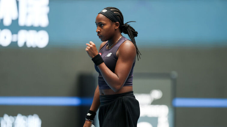 Coco Gauff trifft im Halbfinale beim WTA-1000er in Peking auf Iga Swiatek.