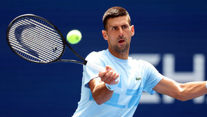 Novak Djokovic hat gegen Radu Albot nichts anbrennen lassen