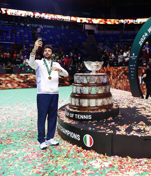 Auch Matteo Berrettini dürfte sich über ein potenzielles Heimspiel mehr freuen.