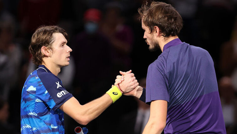 Alex de Minaur und Daniil Medvedev treffen heute zum fünften Mal aufeinander