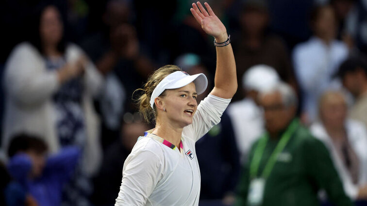 Nach zähem Beginn siegte Barbora Krejcikova in zwei Sätzen gegen Daria Kasatkina.