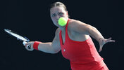 Jule Niemeier spielt in Indian Wells gegen Robin Montgomery 