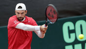 Jurij Rodionov, hier beim Davis Cup in Bad Waltersdorf, hat in Seoul das Viertelfinale erreicht