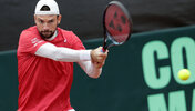 Jurij Rodionov, hier beim Davis Cup in Bad Waltersdorf, hat in Seoul das Viertelfinale erreicht