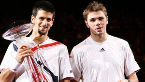 Zwei Legenden in ihrer Frühphase: Novak Djokovic und Stan Wawrinka 2007 in Wien