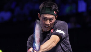 Kei Nishikori ist in Bratislava noch im Rennen