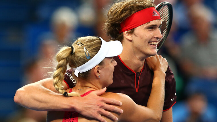 Alexander Zverev und Angelique Kerber starten gegen Spanien in den Hopman Cup