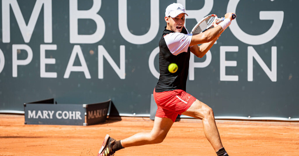 ATP Hamburg Dominic Thiem schlägt am Rothenbaum auf ·