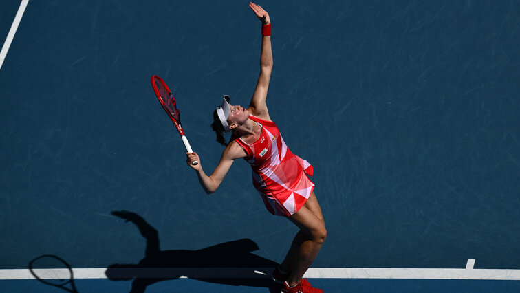 Elena Rybakina ist in die zweite Runde der Australian Open 2025 eingezogen 