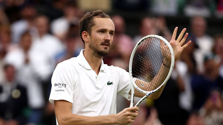 Daniil Medvedev steht erneut im Halbfinale von Wimbledon.