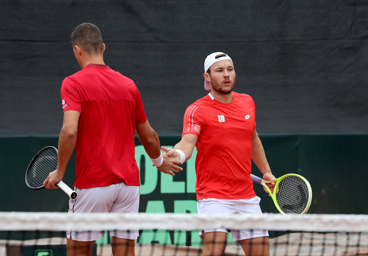 Alexander Erler und Lucas Miedler am Sonntag in Bad Waltersdorf