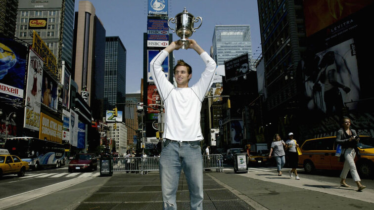 Andy Roddick triumphierte 2003 bei den US Open als bislang letzter US-Amerikaner auf Major-Ebene.