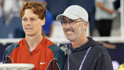 Jannik Sinner und Darren Cahill nach dem Gewinn der US Open 2024