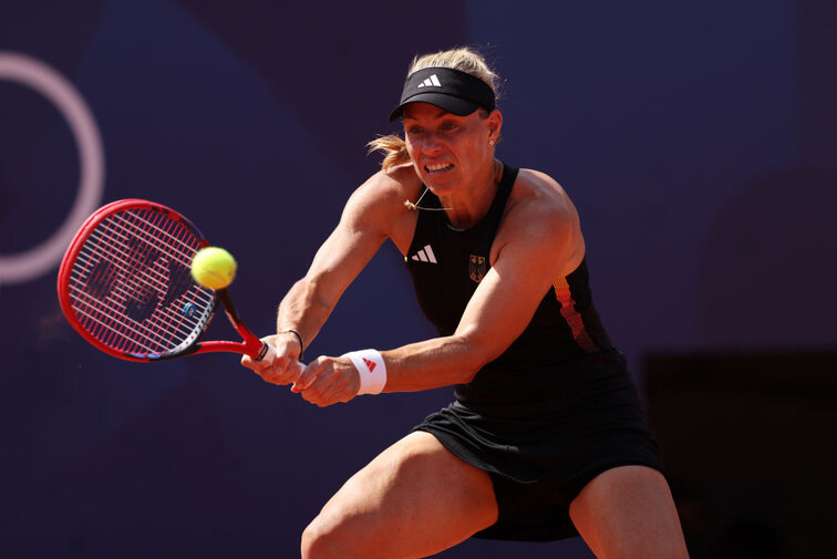 Angelique Kerber steht bei den Olympischen Spielen in Paris im Viertelfinale