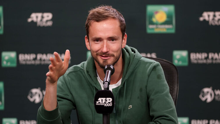 Daniil Medvedev trifft im Halbfinale von Indian Wells auf Holger Rune.