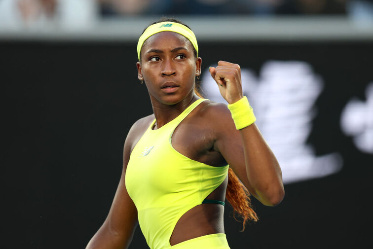 Freude bei Coco Gauff 