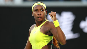 Freude bei Coco Gauff 