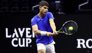 Carlos Alcaraz hat sein Debüt beim Laver Cup gewonnen