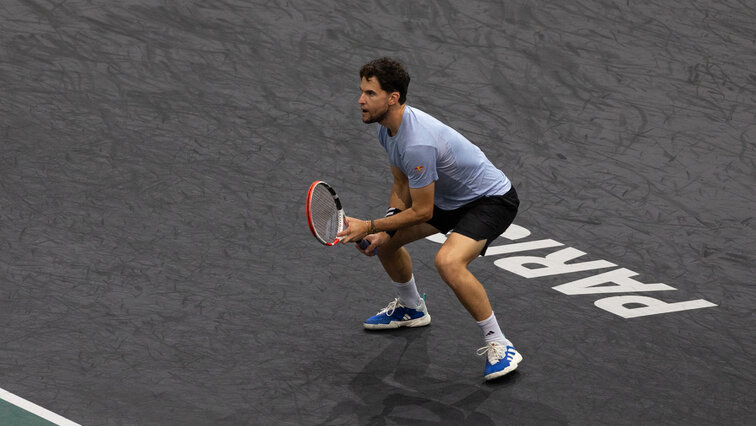 Dominic Thiem vergangene Woche in Paris-Bercy