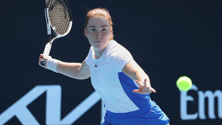 Ella Seidel, hier bei den Australian Open, steht in Cluj-Napoca schon im Viertelfinale