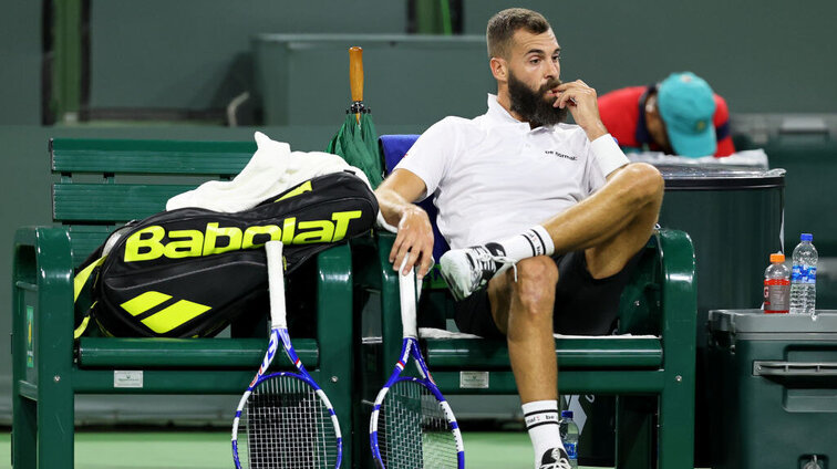 Benoit Paire sorgte mit seiner Darbietung auf dem Platz wieder einmal für Unmut.