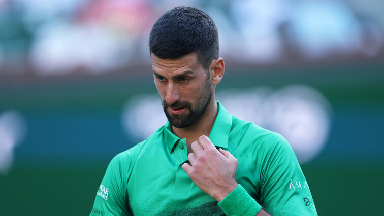 Novak Djokovic nach der überraschenden Pleite gegen Lucky Loser Van de Zandschulp