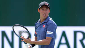 Kei Nishikori konnte sein Erstrundenduell in Indian Wells gegen Jaume Munar gewinnen.