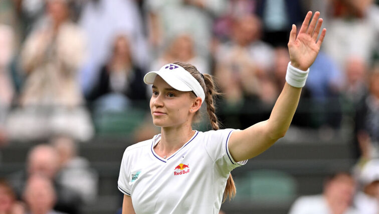 Elena Rybakina fühlt sich auf den Plätzen in Wimbledon nachweislich wohl.