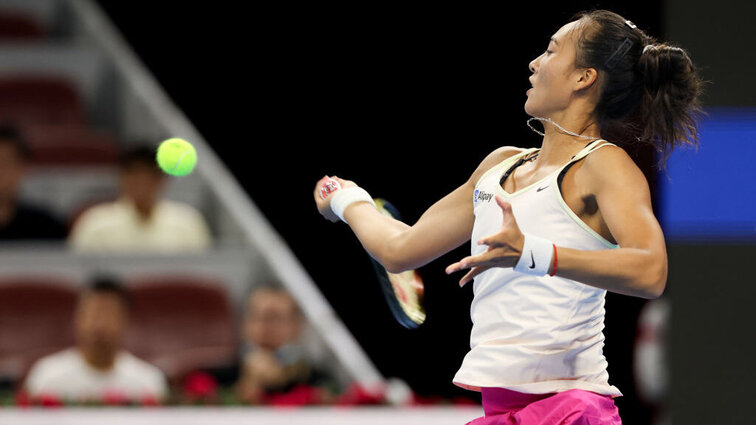 Vor heimischem Publikum möchte Qinwen Zheng im Finale ihren zweiten WTA-Titel einfahren.