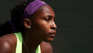 Coco Gauff am Samstag in Indian Wells