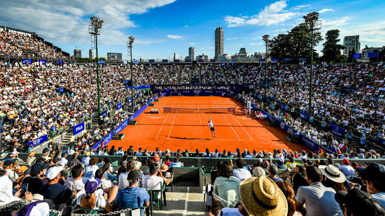 Der Center Court von Buenos Aires gehört in dieser Woche zur Bühne der ATP Tour.