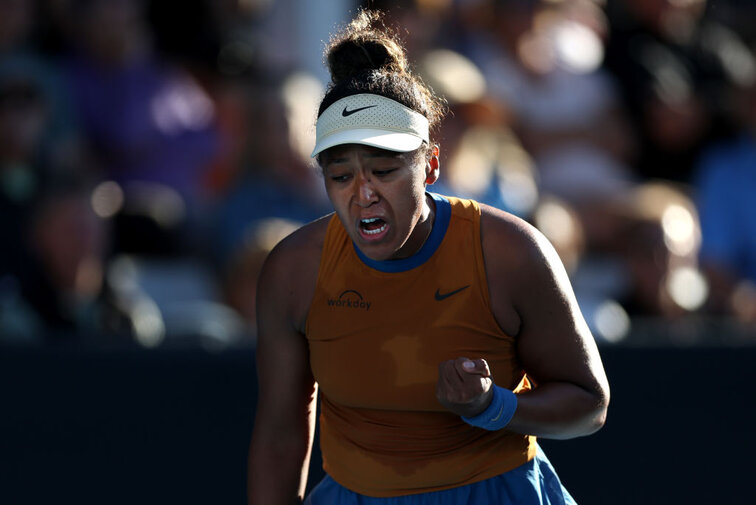 Naomi Osaka zeigte am Samstag eine starke Leistung