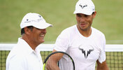 Toni und Rafael Nadal in Wimbledon 2017