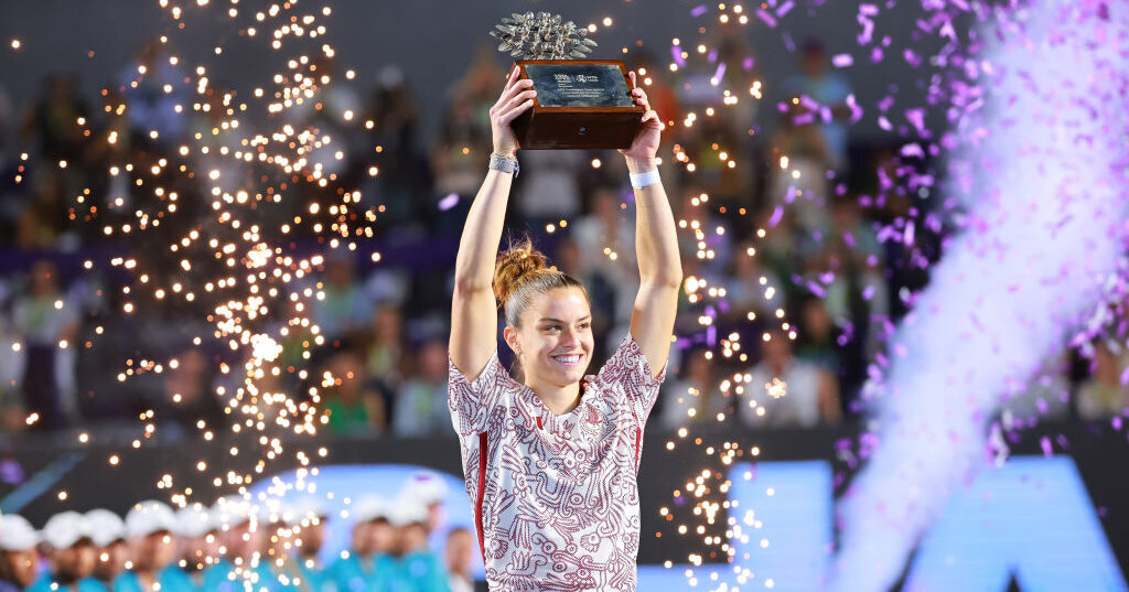 Maria Sakkari Clinches Victory In Wta 1000 Tournament Final Against 