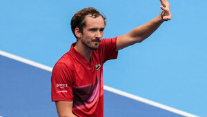 Daniil Medvedev am Freitag in Peking