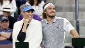 Paula Badosa und Stefanos Tistispas kämpfen dieses Jahr um den Mixed-Doppel-Titel der US Open