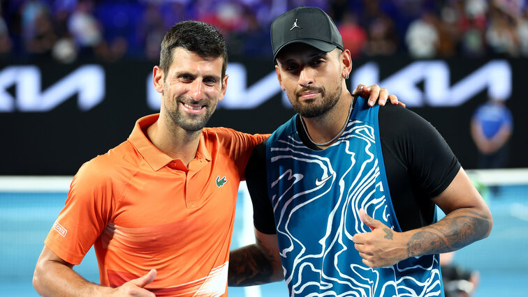 Am Montag haben Djokovic und Kyrgios ihren ersten Auftritt als Doppel