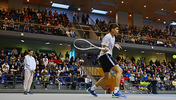 Dominic Thiem beim DTB-Tennis-Kongress in der Nähe von München