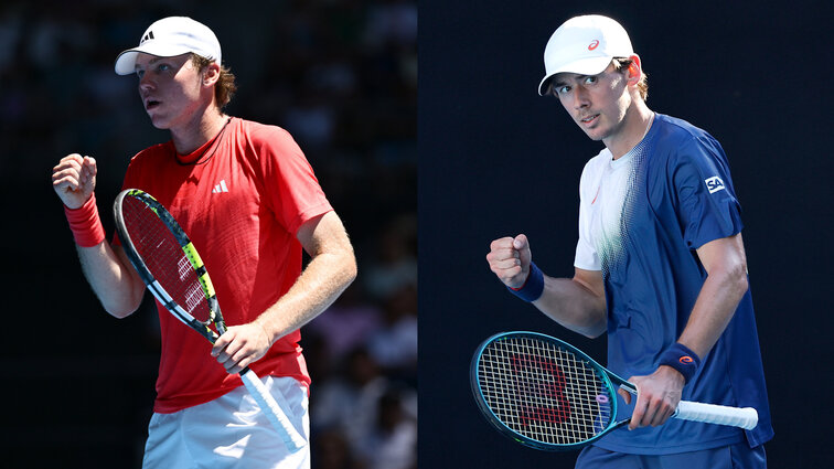 Alex Michelsen und Alex De Minaur spielen um den Einzug in das Viertelfinale in Melbourne.