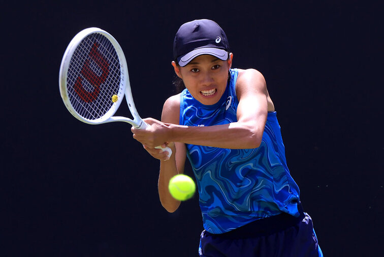 Zhang Shuai musste in Budapest aufgeben