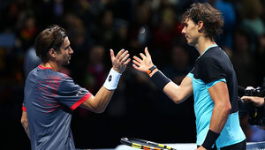 Da waren sie noch Rivalen: David Ferrer und Rafael Nadal bei den ATP Finals 2017