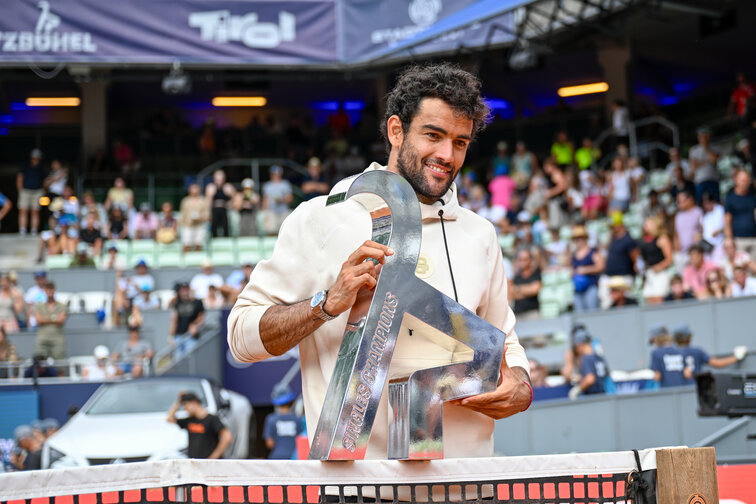 Dank des Kitzbühel-Titels steht Matteo Berrettini nun auf Rang 40 des ATP-Rankings