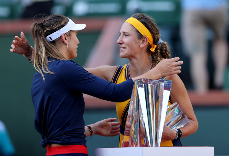 Paula Badosa and Victoria Azarenka fought a gripping battle in Indian Wells