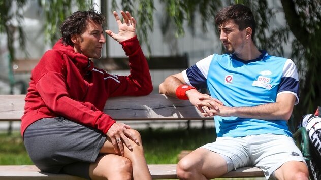 Wolfgang Thiem im Gespräch mit Sebastian Ofner